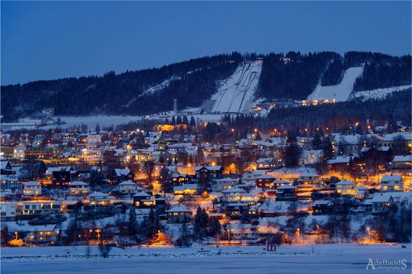 Lillehammer in the blue hour