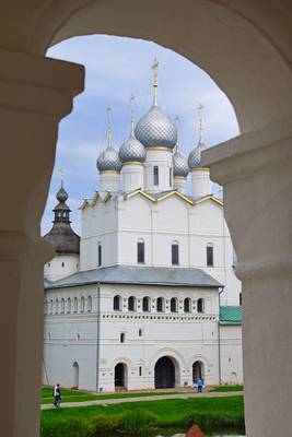 Resurrection Church from the porch, Rostov Kremlin, Russia