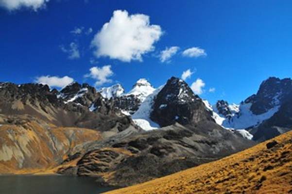 Condoriri, from above Laguna Chiar Khota, Cordillera Real, Bolivia