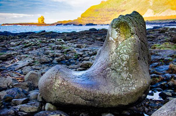 "The Giant's Boot at the Giant's Causeway" * Northern Ireland