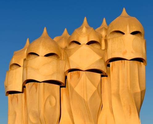 Gaudi - Casa Milà (La Pedrera), Barcelona, Spain