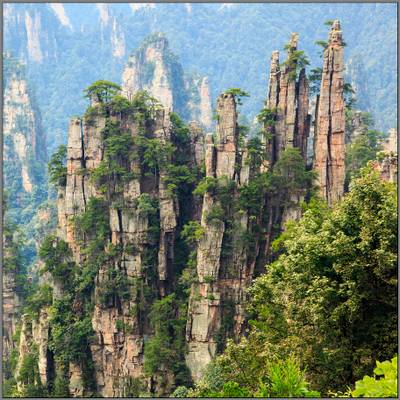Zhangjiajie National Forest Park. UNESCO World Heritage