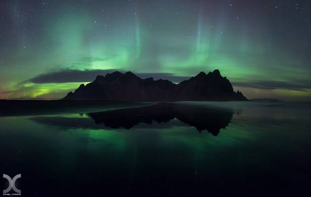 Vestrahorn Aurora
