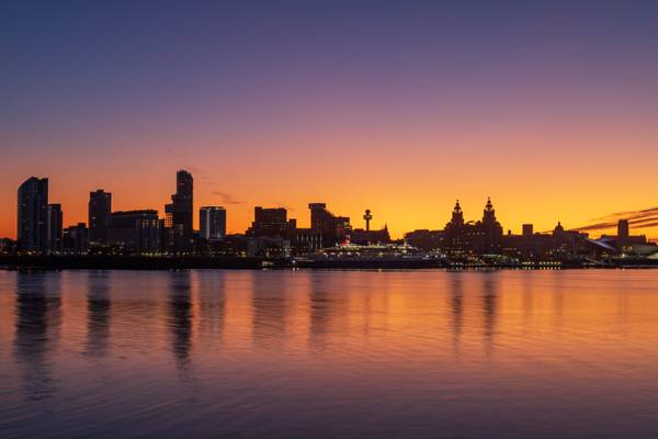 Liverpool Skyline Sunrise
