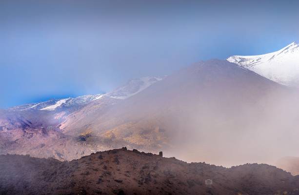 Etna between the fog II