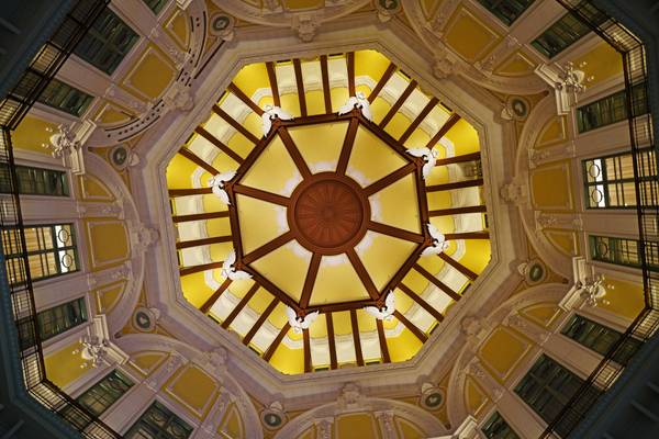 Splendid vault of Tokyo Station, Japan