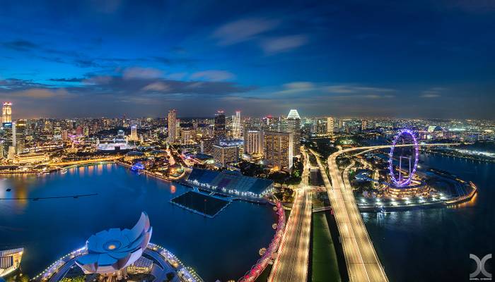 Singapore - View from Marina Bay Sands