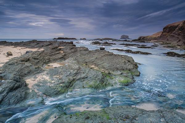 Trickling out to sea