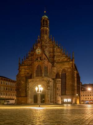 Frauenkirche Nürnberg am Morgen [Hauptmarkt - Nürnberg]