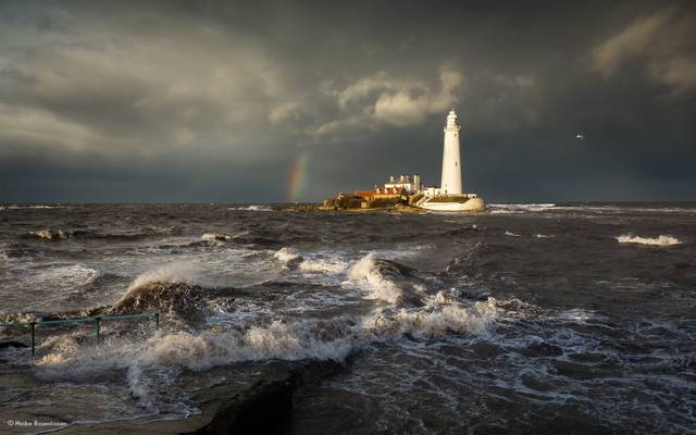 Storm light at St Mary's Lighthouse