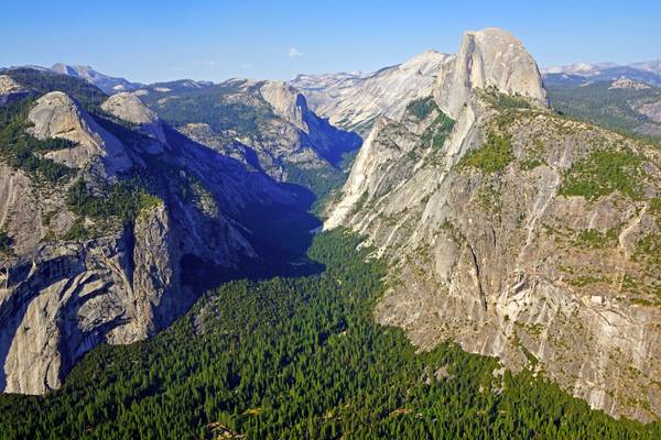 Yosemite Valley from Glacier Point, California