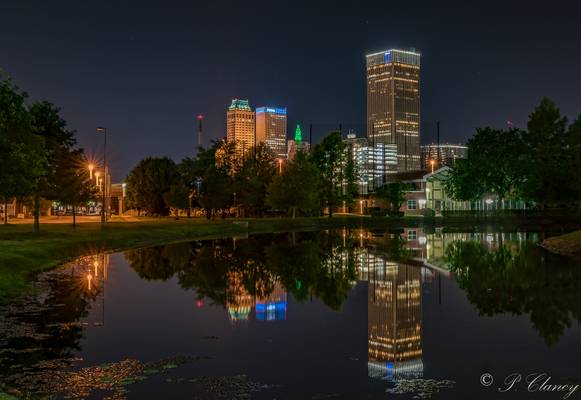 Tulsa at night
