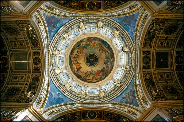 Ceiling of Saint Isaac Cathedral