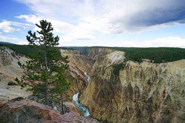 Grand View Point, Yellowstone NP, USA