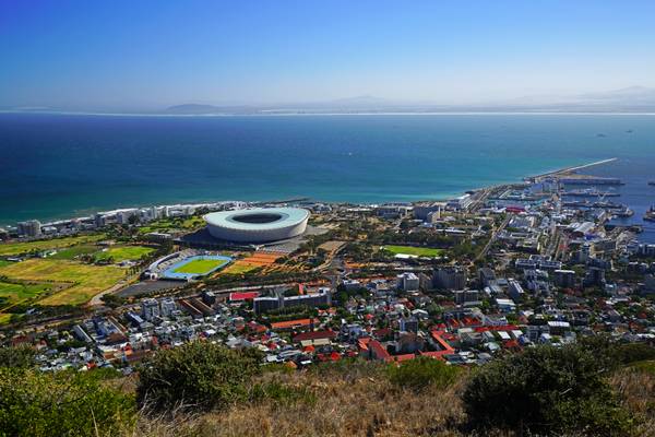 Fabulous view of Cape Town from Signal Hill, South Africa