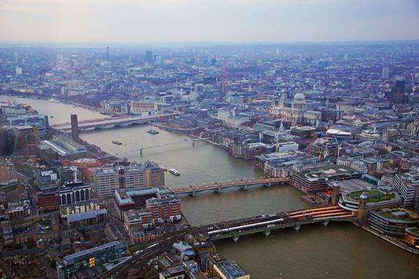 Bridges of London from the Shard