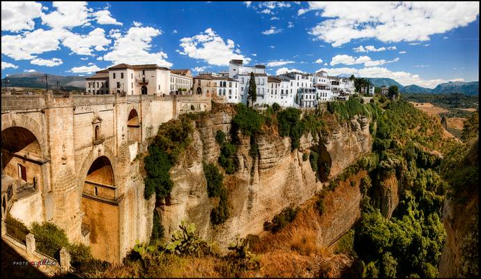 panoramica del tajo - ronda. (4fotos)