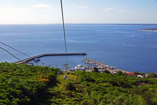 Piriápolis harbor & cableway, Uruguay