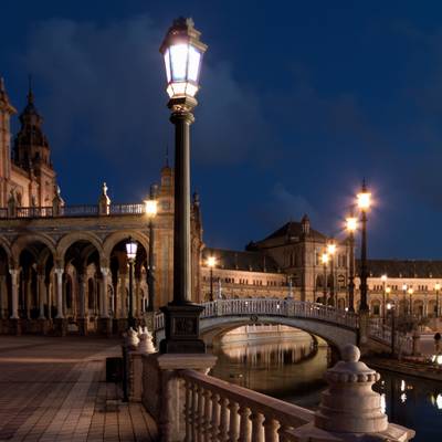 Andalusian blue hour