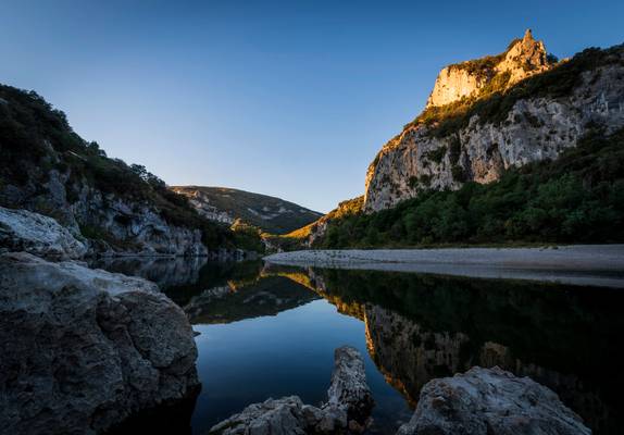 First light in the gorge.