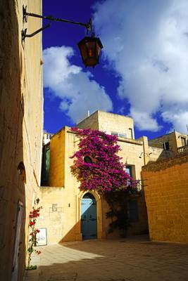 Nice corner of Mdina old town, Malta