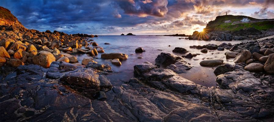 Cornwall - Priest Cove Panorama (Cape Cornwall)