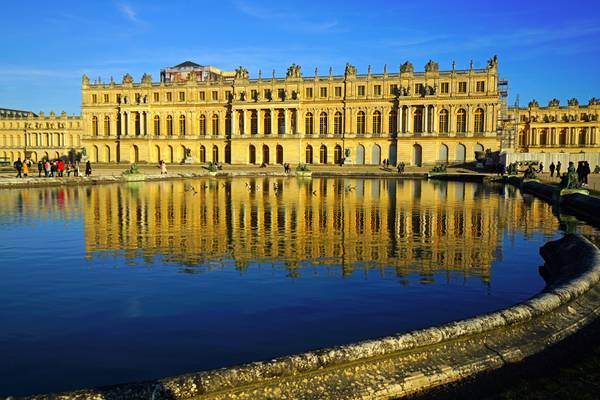 Wonderful reflection of Versailles Palace, Paris