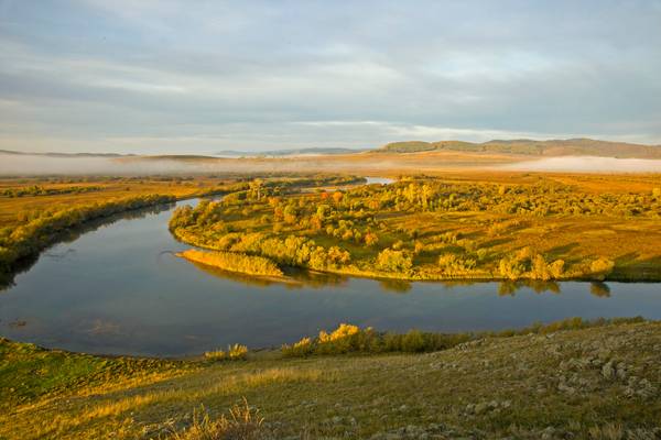 Dawn calm in Khakassia