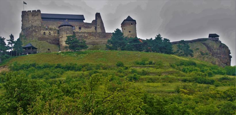 The fortified castle of Boldogkö, Hungary
