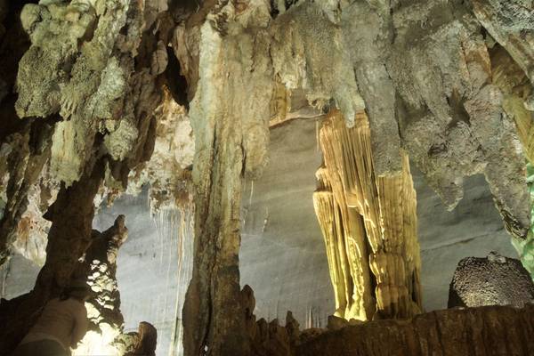 Inside Phongh Nha Cave