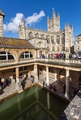 Bath Cathedral and Roman Baths