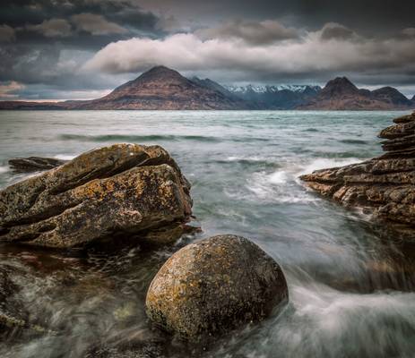 The boulder Isle of Skye.